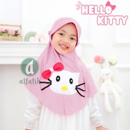 ALFATIH STORE Hello Kitty Jersey Children's Hijab/ Hello Kitty Character Variation/ Children's Hijab