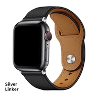 Leather Watch Band Strap Compatible with Apple Series 3/4/6 SE 7 8 Ultra 44mm 45mm 41mm 40mm 49mm 42