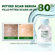 ( ORIGINAL ) SERUM PITTED SCAR VERBLE REMOVAL DARK SPOT CORRECTING GLOW SERUM VERBLE DAY DAN NIGHT