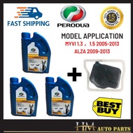SET Myvi 1.3 1.5 05-13 , Alza Old 09-13 4 Botol Perodua Automatic Transmission Fluid ATF SP-D3 + ATF