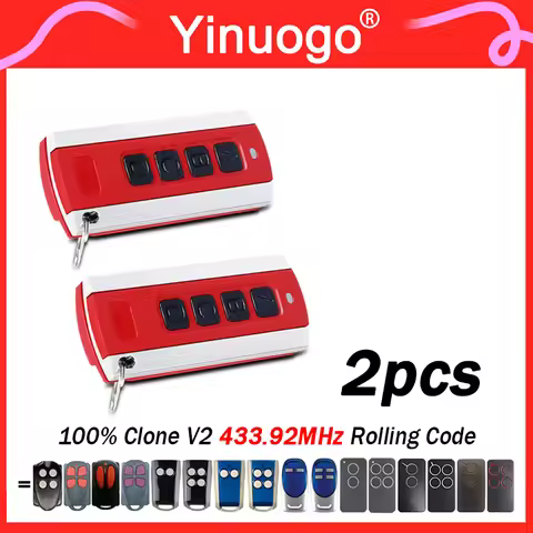 2pcs Remote Control 433.92MHz 100% Clone PHOENIX PHOENIX2 PHOENIX4 PHOX PHOX2 PHOX4 HANDY2 HANDY4 TS