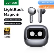 UGREEN H6 Magic TWS Headphones Adaptive Active Noise Cancellation ANC Bluetooth Earphones With LCD F