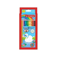 Stabilo Swans 12+1Gold Color 100% Original Stabilo Pensel Warna Color Pencil