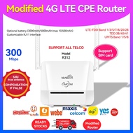 【CCM WIFI】R312 With B28 4G Modem Unlocked 4G LTE WiFi Modem CPE Router Home Unllimited Hotspot Sim Card 2 antenna