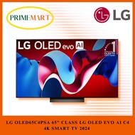 LG OLED65C4PSA 65" CLASS LG OLED EVO AI C4 4K SMART TV 2024 + 3 YEARS WARRANTY