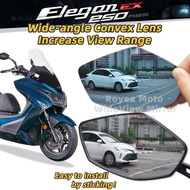 Modenas Elegan 250 ABS EX Wide Angle Lens Convex Mirror Accessories Rearview Back Kymco ME250 Side M