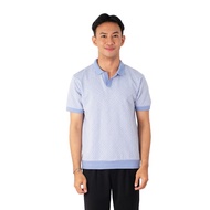 POSHBOY Polo Pria Lengan Pendek Berkley Biru I Kaos Polo Pria Lengan Pendek Rajut Original