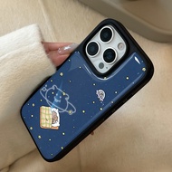 case for iphone xr 11 12 13 14 15 16 pro max plus air back cover cosmic planet bear pattern tpu case