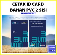 Edisi Custom Id Card Terbaru Bumn Bank Mandiri Bahan Pvc-Cetak 2 Sisi-