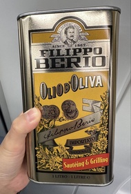 意大利百益 (Filippo Berio) 純正橄欖油 (1公升鐵罐裝)