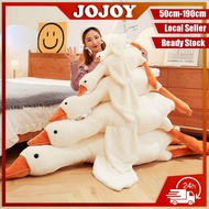 JOJOY Big White Goose Plush Toy 50cm-190cm Funny Plushie Soft Sleeping Pillow TikTok Hot Gift
