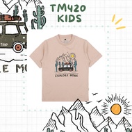 [TM420 KIDS] Explore More (Kaos Anak - Cotton Combed 30s Baju)