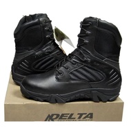 DELTA TACTICAL BOOTS KASUT OPERASI FULL LEATHER Kasut lelaki