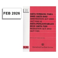 ILBS | Law Book | Akta Timbang Tara 2005 (Akta 646) Arbitration Act 2005 (Act 646) & Akta Pengantara