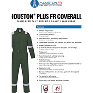 HOUSTON PLUS FR COVERALL DARK GREEN