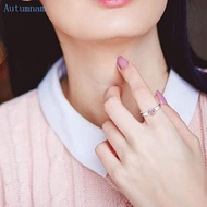 AUTU Birthstone Ring Replaceable Zircon Promise Ring Stackable