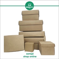Somjai Selected Kraft Paper Gift Box Multiple Sizes