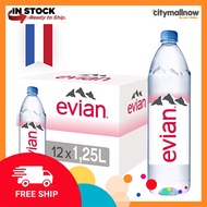 [Free delivery] [local ready stock] Evian Natural Mineral water 12 bottles (1.25L)