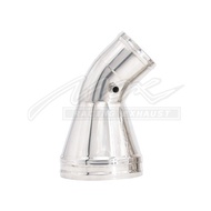 Max Racing Stainless Steel Intake Ram Pipe 6 Inch Inlet 3.5 Inch Outlet