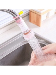 1 Pieza Extensión De Grifo Con Cabezal De Ducha, Filtro De Grifo De Agua Giratorio Y Rociador De Piedra Extensible, A Prueba De Salpicaduras Para Lavabo De Baño