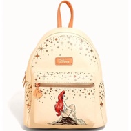 Limited Edition USA Disney x Loungefly Princess Ariel the Little Mermaid Rose Gold Backpack Bag