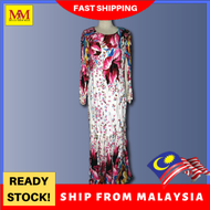 Baju Kurung Wanita Mek Kembang Cotton Prelove ML Saiz