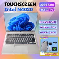 AST Laptop Touchscreen Baru InteL N4020 11.6'' Murah Ram8+256GB SSD windows11 Dapat 360° Free Bouns