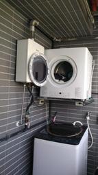 【特殊安裝服務】 林內Rinnal瓦斯型烘衣機 乾衣機 110V 天然氣/桶裝 日本原裝進口6公斤