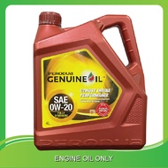 ORI PERODUA FULLY 0W20 4L BEZZA MYVI ALZA ARUZ ATIVA 0W-20 ENGINE OIL FULLY SYNTHETIC 0W 20 NEW RED
