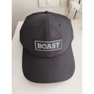 BOAST BRAND CAP BLACK BRAND NEW UNUSED SELLS FOR BETWEEN 28 AND 42 DOLLARS STREET WEAR COLLECTIBLE