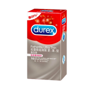 [Durex杜蕾斯] 超薄裝更薄型衛生套 (10入/盒) - 多入組-1入組
