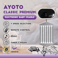 [ONLINE-EXCLUSIVE] Ayoto Electronic Premium Remote Control Baby Cradle
