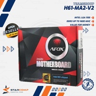 AFOX H61-MA2-V2 Mainboard Intel 1155 H61 DDR3 USB2.0 m-ATX H61 MA2