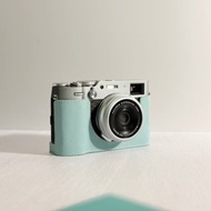 適用機型FUJIFILM X100VI 手掌紋皮革相機底座皮套