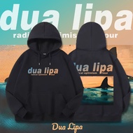 ผ้าฝ้าย Hoodie เสื้อฮู้ดแขนยาว " Dua Lipa Vocal Concert "    Dua Lipa ปริมณฑล  สวมใส่สบายค่ะ #09 m-3