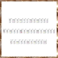 Piano Keyboard Silicone Sticker for Beginners Kids Removable,88-Key Full Size Piano Key Labels