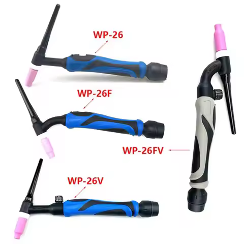 TIG Torch Body Argon Welding Torch Head WP26 Flex Air Cooled Gas Tungsten Arc Welder GTAW A-200 Flex