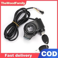 TheWoodFamily 12V/24V/36V/48V/60V/72V Throttle Ebike With Battery Power Display Thumb Grips MY