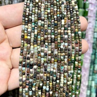 Chrissoprase Cube Shape Square 2x2 mm Long Line