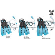SEAC Sub Set Tris Sprint Dry - Snorkeling Diving Set Fins Mask Snorkel
