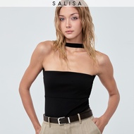 10.10 SALISA - JERSEY TUBE FW25 Black * PRE-ORDER 1 WEEK* เสื้อเกาะอก