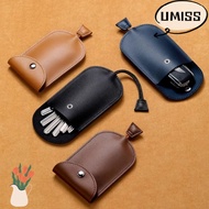 UMISTYDREAM9IQ0 Key Holder, Mini Large Capacity Key , Cute Household Faux Leather with Pull-Out Desi