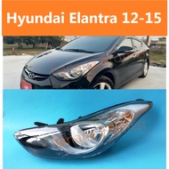 FOR Hyundai Elantra (12-15) Standard Front Bumper Headlamp Head Lamp Light Replacement headlight