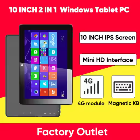 New Arrival WinPad 10.1 Inch 12GB+128GB Window 11 Tablet PC 2 in 1 Tablet Windows 10 Laptopn Tabltte