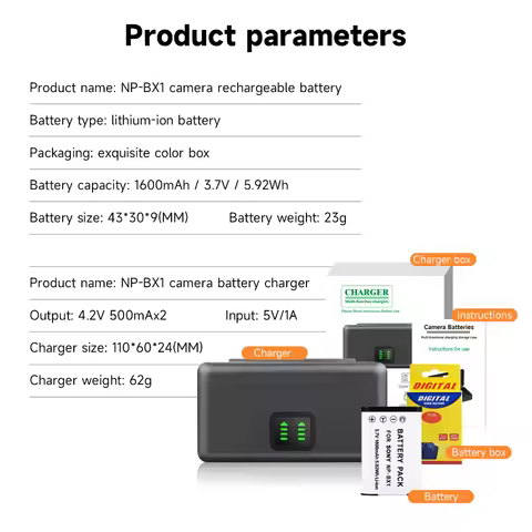 For sony NP BX1 NP-BX1 Battery + Charger For Sony DSC-RX100 X3000 IV HX300 WX300 HDR-AS15 X3000R MV1