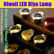 New Diwali LED Candle Lamp Deepavali Decorative Candle Small Floating Diya Decoration Oil Lamp
