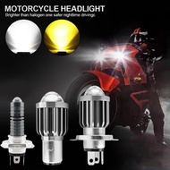 Universal 9V-80V 2000LM Dual Color Headlight Bulbs BA20D H4 H4Mini LED Motorcycle Hight BA20D Scoote