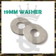 (1 BIJI) SAIZ 19MM WASHER WASIR 19MM 19MM WASHER WP12