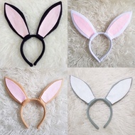 Bunny Headband Black Pink Easter Rabbit Headband Halloween Headband Rabbit Costume Halloween Costume