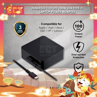 Innergie C10 Lite 100W USB TYPE-C Laptop Power Adapter Compatible with Apple Acer Asus Dell HP Lenov